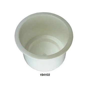 TH Marine Drink Holder Recessed Blk Plas 110Mm Dia