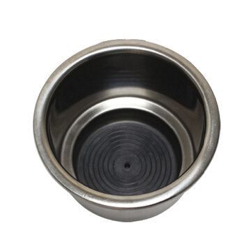 Cup Holder S/S W/Drain & Pad