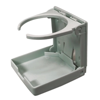 Drink Holder Folding Grey Plastic