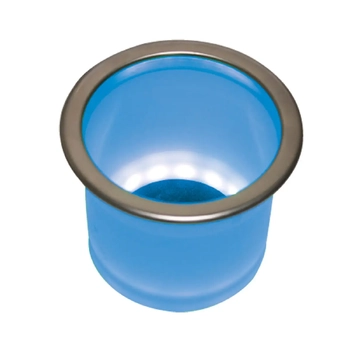 Drink Holder Recessed W/Blue Led 92mm