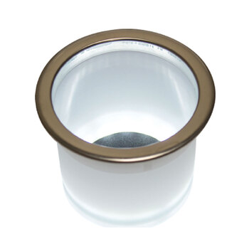 Drink Holder Recessed W/White Led 92mm
