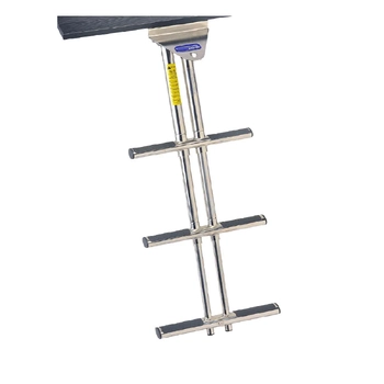 Garelick Ladder 3 Step Under Platform Stainless Steel Telescopic