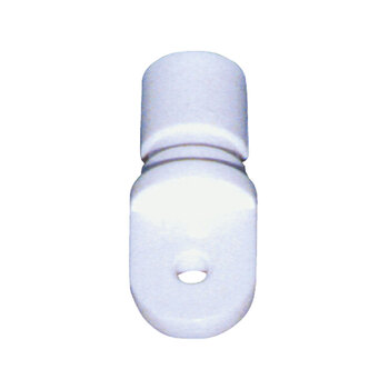 Canopy Bow End White Nylon T/S 20X1.6mm