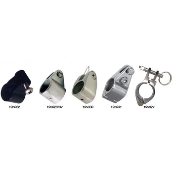 Canopy Bow Knuckle Blk Nylon 20Mm-3/4