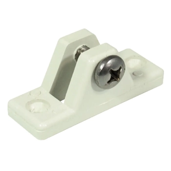 Canopy Deck Mount White Nylon Square Base