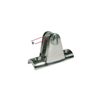 Marine Town Canopy Rail Mount S/S Curved Base