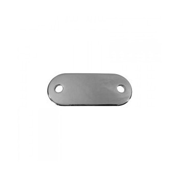 Marine Town Base Weld On Oval S/S 2 Screws 76X31Mm