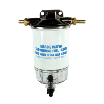 Filter Fuel S/S Head Clear Bowl Merc