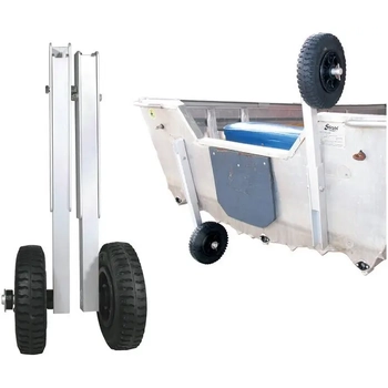 Dinghy Boat Mover C/W Pneumatic Transom Wheels - Pair