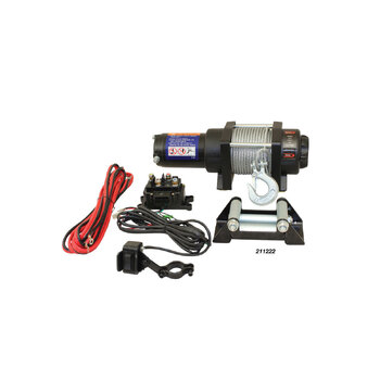 Electric Power Winch 1134kg 4.5mm 15m Cable 0.9HP 12V Boat Marine Trailer