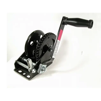 Easterner Manual Trailer Winch 650kg Steel Triple Pawl 4:1 Ratio Boat Marine Caravan