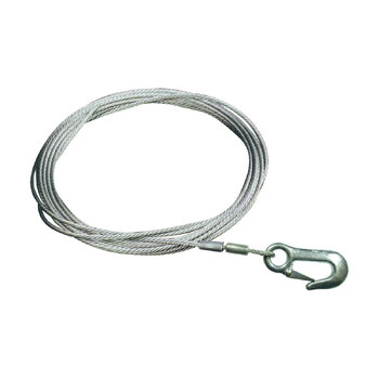 Easterner Winch Cable With Snap Hook 9.1M X 4.8Mm
