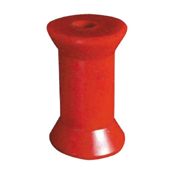 Roller Keel Poly Red 110X75X17mm