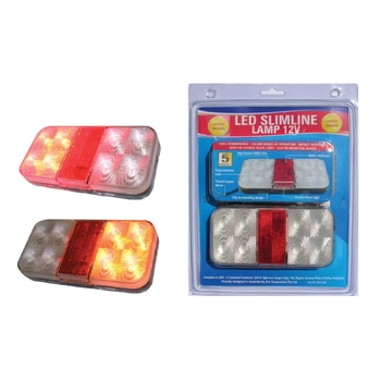 Ark 100% Waterproof LED Trailer Light Set Submersible Boat Marine Clip On