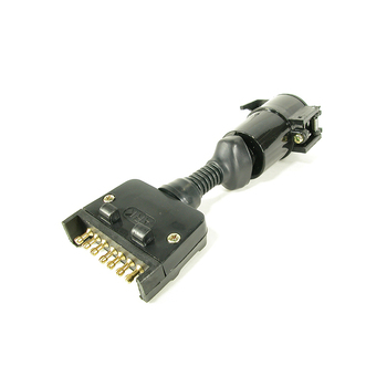 Adaptor 7 Pin Flat - Lge 5 Pin Rnd