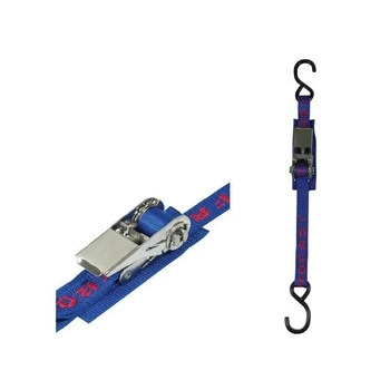 Aerofast Ratchet Tie Down 700kg 25mm 4.5m S Hook Boat Trailer Marine