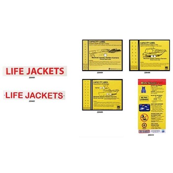 Life Jacket Sticker Self Adhesive