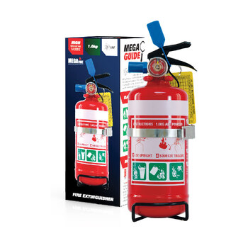 MegaFire Fire Extinguisher Powder 1.0Kg Abe