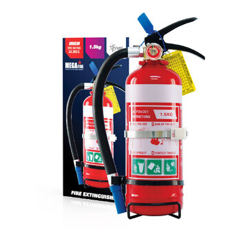 MegaFire Fire Extinguisher Powder 1.5Kg Abe