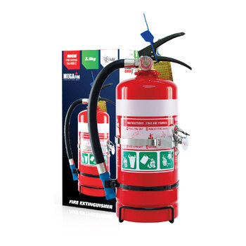 MegaFire Fire Extinguisher Powder 2.5Kg Abe