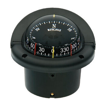 Ritchie Navigation Compass Helmsman Flush Mount Blk Hf-743