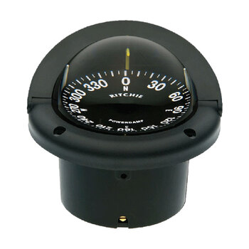 Ritchie Navigation Compass Helmsman Flsh Mnt Blk Hf-743 24V