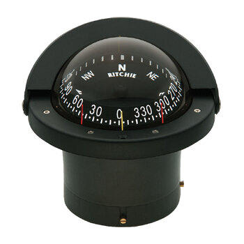 Ritchie Navigation Compass Navigator Flush Mnt Blk Fn-203