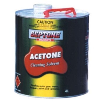 Septone Acetone Cleaning Solvent 4L
