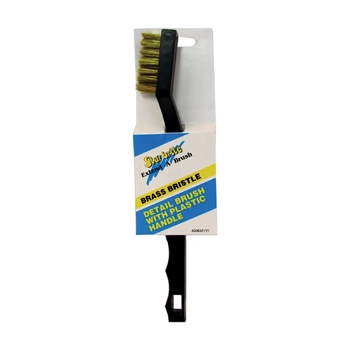 Star Brite Detail Brush Plstic Handle Bras Bristles