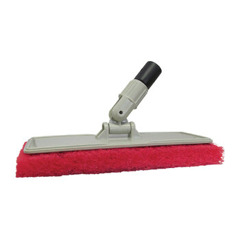 Star Brite Flexible Head Scrubber With Red Pad