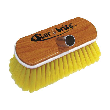 Star Brite Synthetic Wood Brush - Soft - Yellow