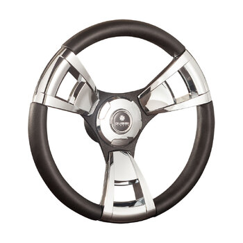 Gussi Aluminium Steering Wheel Model 13 Three Spoke 350mm