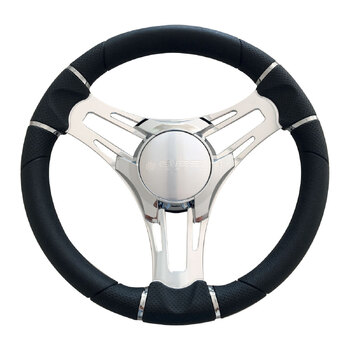 Gussi Steering Wheel Verona Three Spoke Polished 350mm