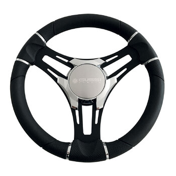 Gussi Italia Steering Wheel Verona Three Spoke 350mm Black