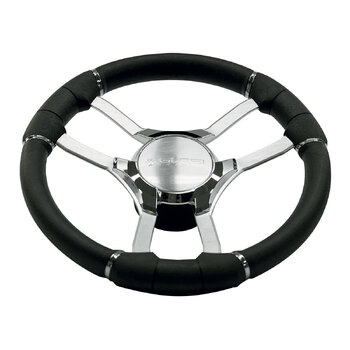 Gussi Italia Steering Wheel Malera Three Spoke Polished 350mm