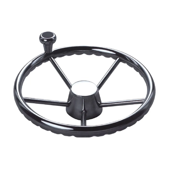 Wheel S/S Five Spoke With Knob 393Mm