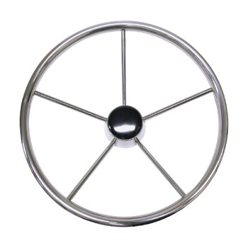 Marine Town Wheel S/S 5 Spoke Shallow Dished 510Mm
