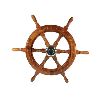 TMC Wheel Trad Timber Six Spoke 615Mm