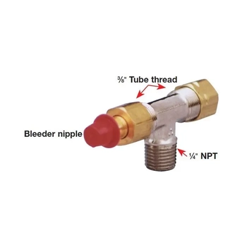 Dometic Bleeder Tee 1/4 Npt-3/8Tube(2) Hf5520
