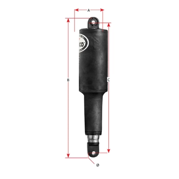 Lenco TRIM TAB ACTUATOR 12V XDS 3/8