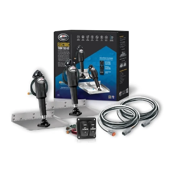 Lenco TRIM TAB KIT 12V 12"X12" D ROCKER