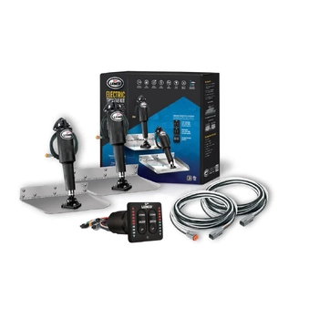 Lenco Standard Mount Trim Tab Kit 12-Gauge Blades / 12-Volt Actuators LED Switch