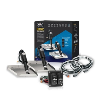 Lenco Trim Tab Kit 12V Edgem 12"X12" Led