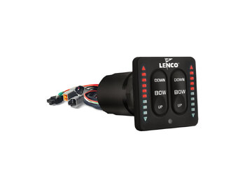 Lenco LED Integrated Switch Kit Single Actuator 12V & 24V