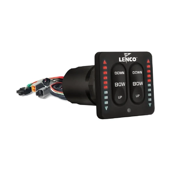 Lenco LED Integrated Switch Kit Single Actuator 12V & 24V