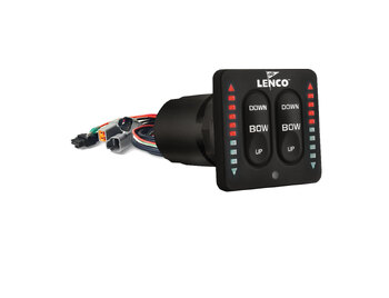 Lenco Trim Tab Switch Kit Led Dual
