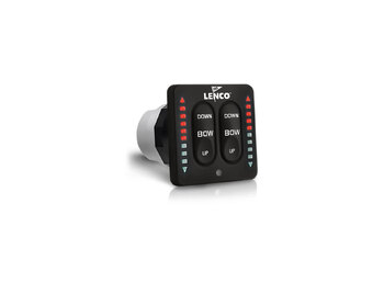 Lenco Trim Tab LED Indicator Switch Kit 12V 24V 2pc