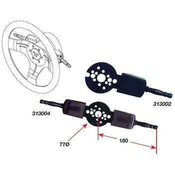 Dometic Switch Pro Trim Wheel Mount Single
