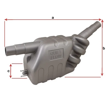 Muffler Waterlock 40/45/50Mm