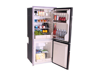 Isotherm® Cruise 195 Refrigerator Freezer Inox Left Hinge